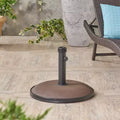 Pied de parasol circulaire en béton de 57 lb pour l'extérieur