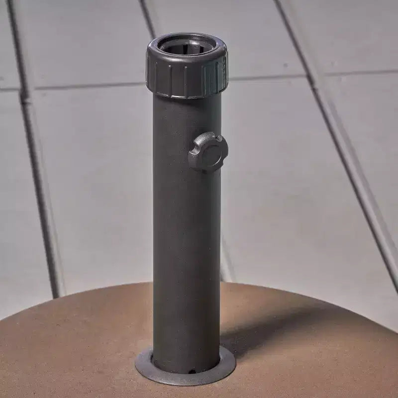 Pied de parasol circulaire en béton de 57 lb pour l'extérieur