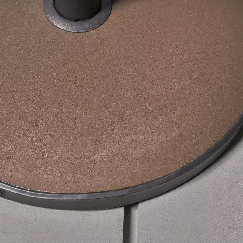 Pied de parasol circulaire en béton de 57 lb pour l'extérieur