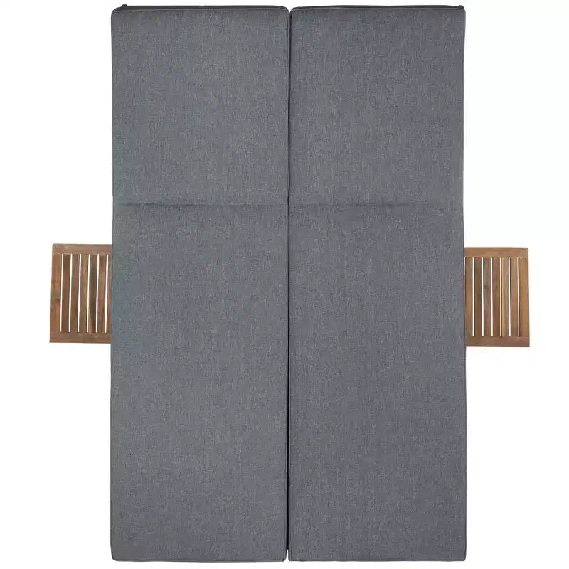 Chaise longue double avec coussin - Extérieur