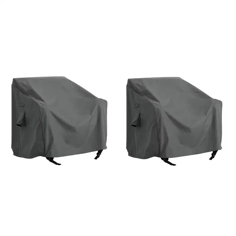Housses de fauteuils de club résistantes à l'eau pour l'extérieur (lot de 2)