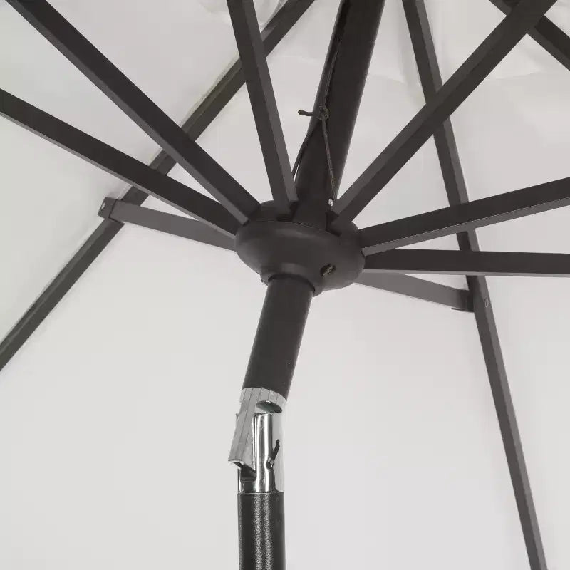 Parasol de ville inclinable automatique de 9 pieds résistant aux UV