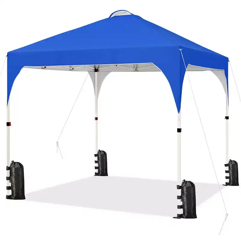 Yaheetech 6FT Portable Canopy Tent with Roller Bag & Sandbags & Guy Lines & Ground Stakes