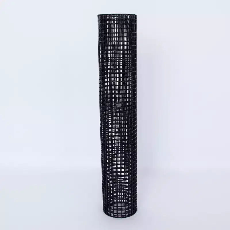 Clihome 36 inch x 50 ft Black Vinyl Coated Hardware Cloth, 19 Gauge 1/4 inch PVC Welded Wire Fence