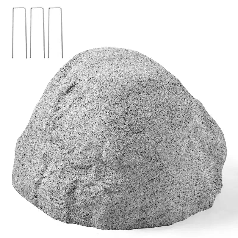 VEVOR Faux Rock Cover, Outdoor Fake Rock Well Pump Cover, Realistic Natural Texture, Lightweight&Weather-Resistant Polyresin Artificial Boulder,Gray