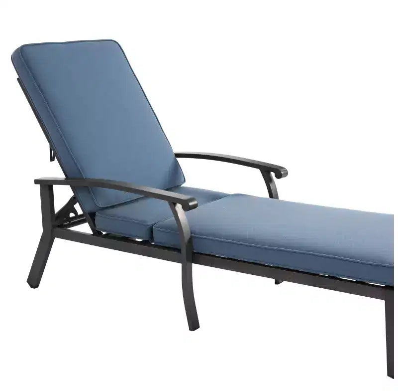 Chaises longues de patio, chaise longue d'extérieur en fonte d'aluminium