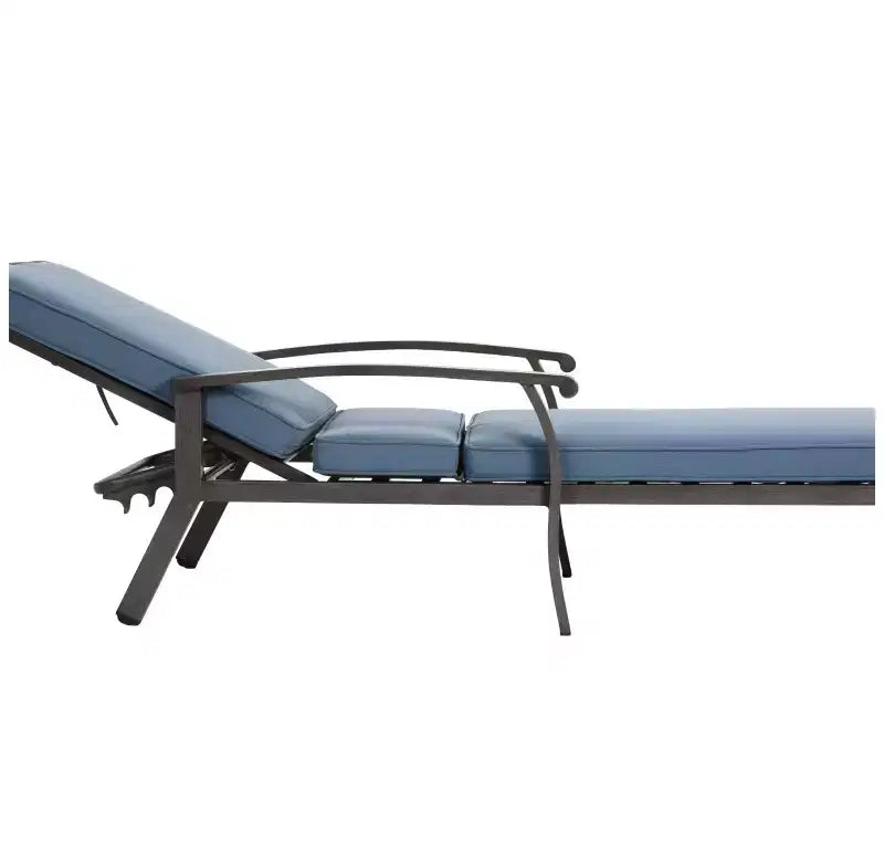 Chaises longues de patio, chaise longue d'extérieur en fonte d'aluminium