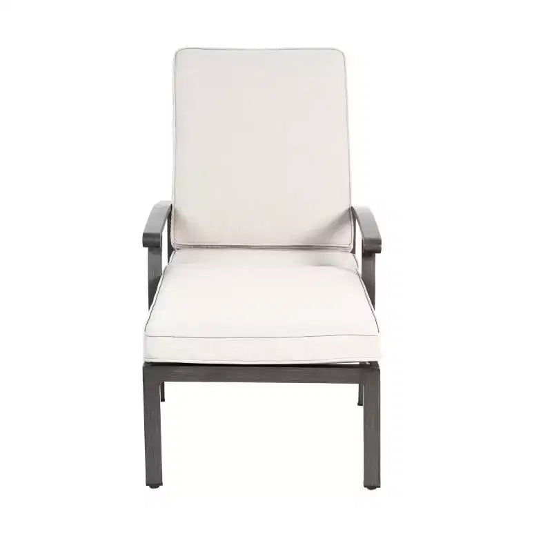 Chaises longues de patio, chaise longue d'extérieur en fonte d'aluminium