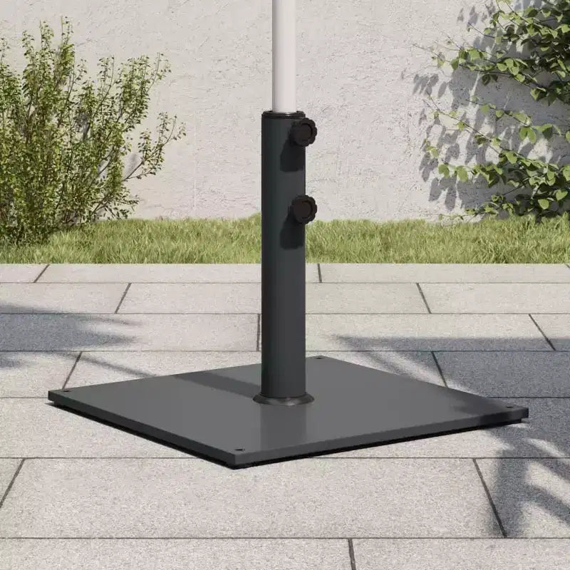 Pied de Parasol Base de Parasol Support de Parasol Jardin Extérieur 17 kg Carré