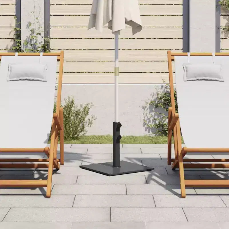 Pied de Parasol Base de Parasol Support de Parasol Jardin Extérieur 17 kg Carré