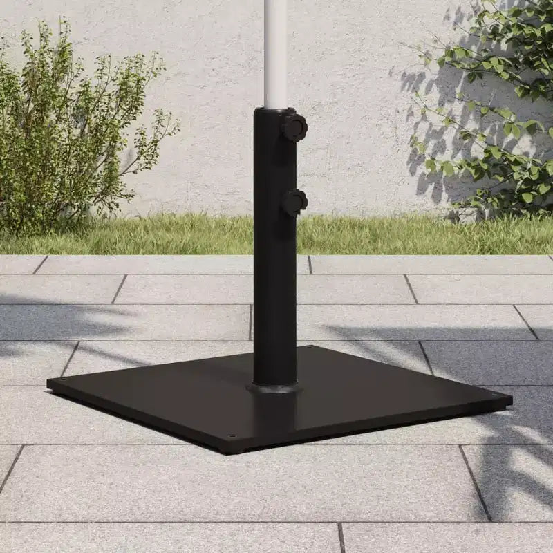 Pied de Parasol Base de Parasol Support de Parasol Jardin Extérieur 17 kg Carré