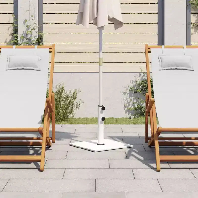 Pied de Parasol Base de Parasol Support de Parasol Jardin Extérieur 17 kg Carré