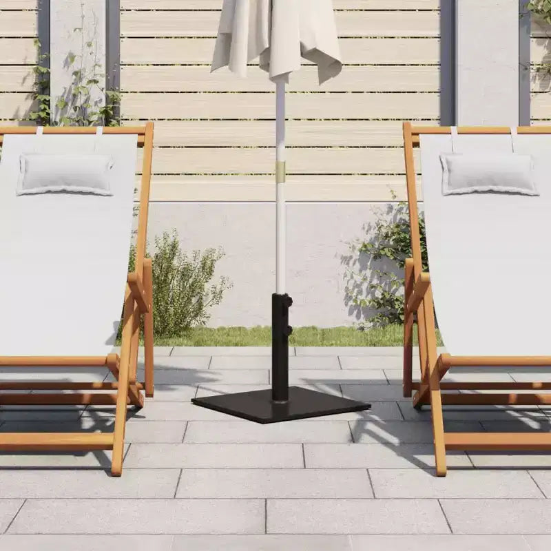 Pied de Parasol Base de Parasol Support de Parasol Jardin Extérieur 17 kg Carré