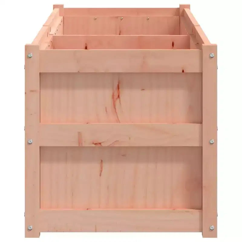 Jardinière décorative d'extérieur en bois de pin massif pour plantes et fleurs