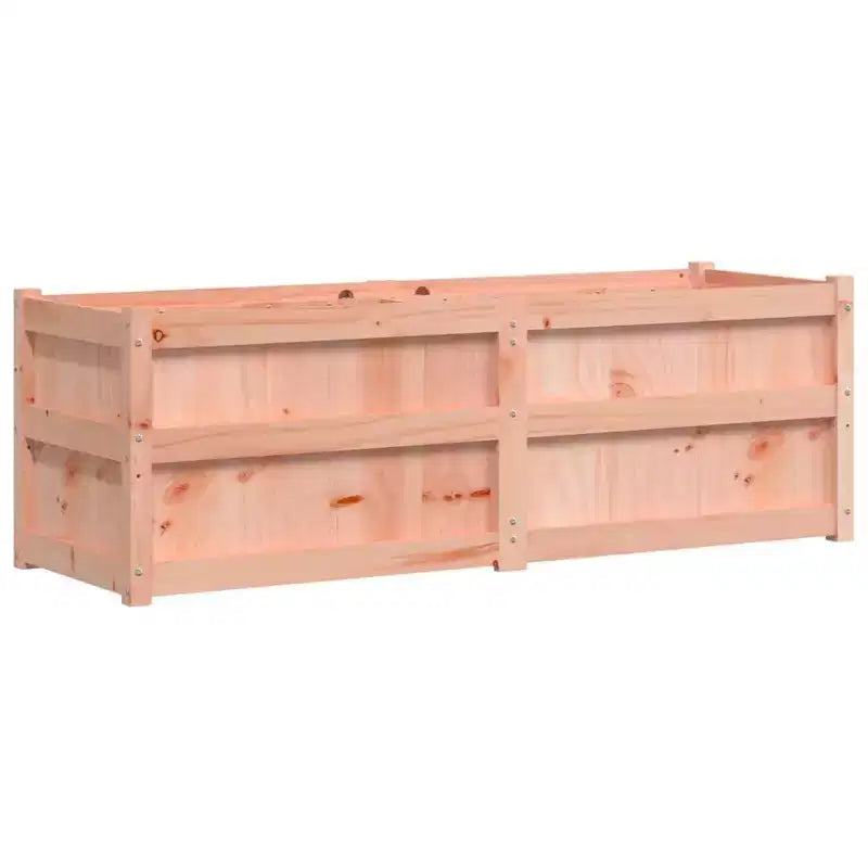 Jardinière décorative d'extérieur en bois de pin massif pour plantes et fleurs