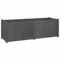vidaXL Planter Patio Outdoor Raised Garden Bed Flower Box Solid Wood Pine