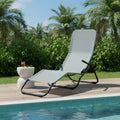 Lot de 2 fauteuils de relaxation pliables à bascule pour patio "Zéro Gravité"
