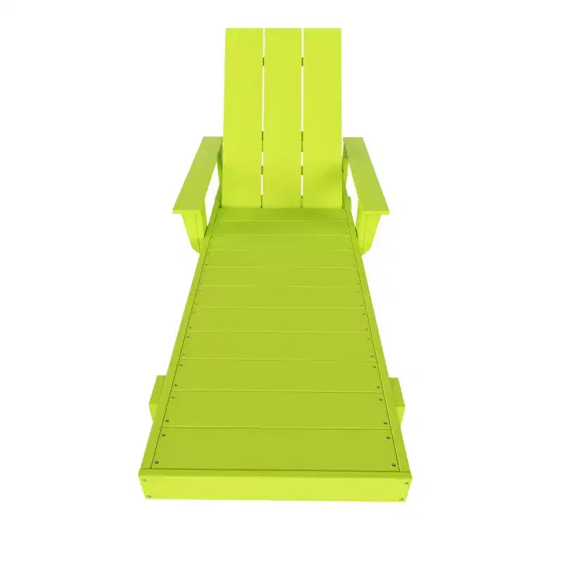 Chaise longue inclinable moderne avec accoudoirs et roulettes