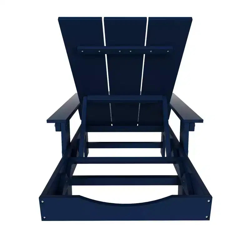 Chaise longue inclinable moderne avec accoudoirs et roulettes