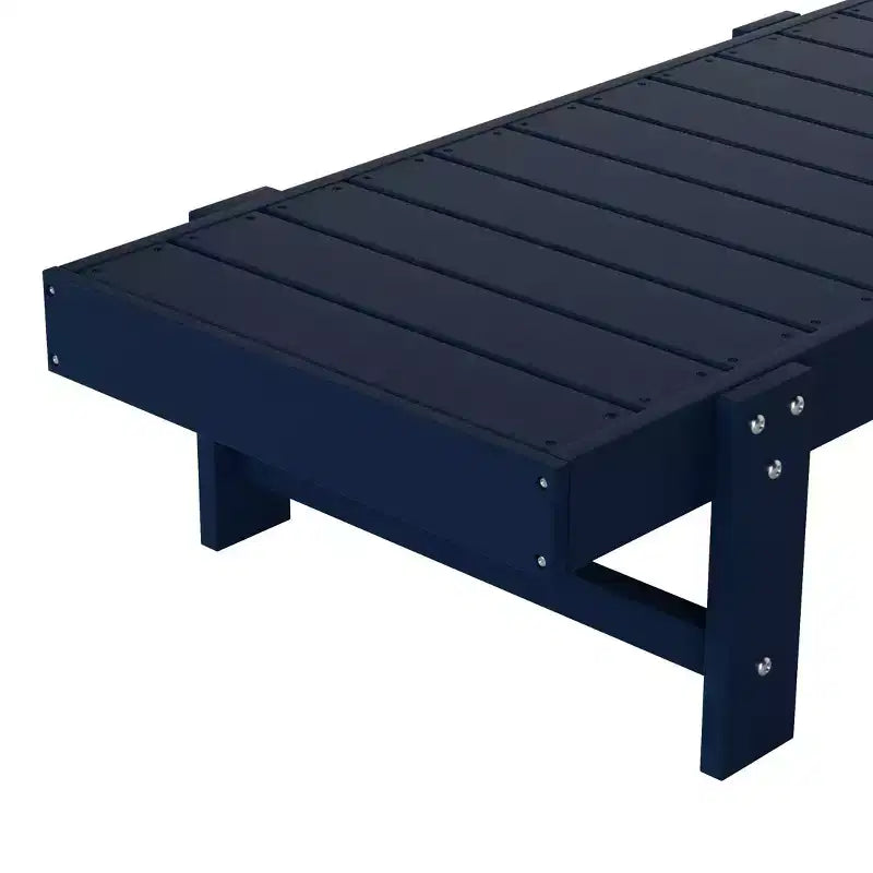 Chaise longue inclinable moderne avec accoudoirs et roulettes