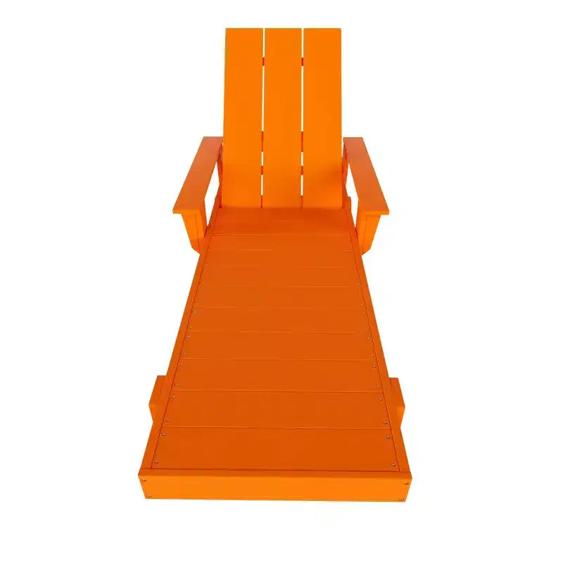 Chaise longue inclinable moderne avec accoudoirs et roulettes