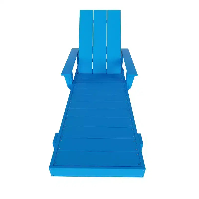 Chaise longue inclinable moderne avec accoudoirs et roulettes