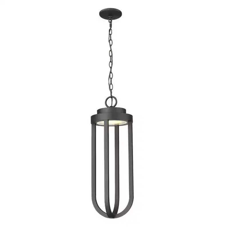 Z-Lite Leland 1 - Light Pendant in Sand Black