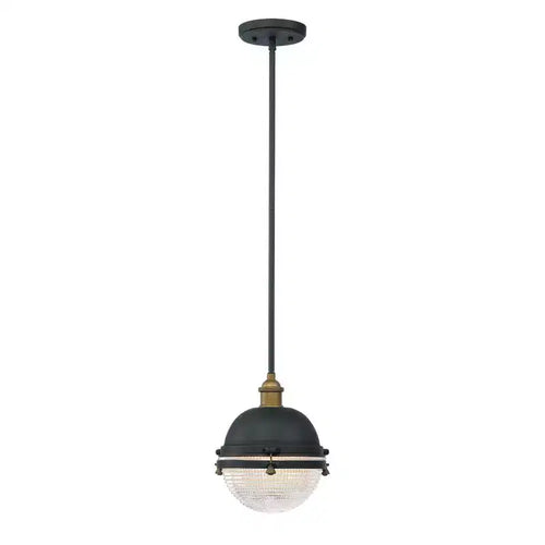 Maxim Lighting Portside 1 - Light Pendant in Oil Rubbed Bronze/Antique Brass