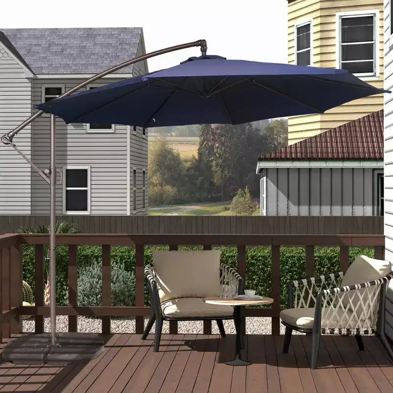 Parasol de patio octogonal extérieur de 3 mètres