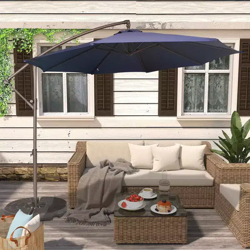 Parasol de patio octogonal extérieur de 3 mètres